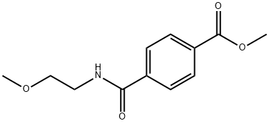 methyl 4-{[(2-methoxyethyl)amino]carbonyl}benzoate Structural