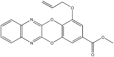 methyl 4-(allyloxy)[1,4]benzodioxino[2,3-b]quinoxaline-2-carboxylate Structural