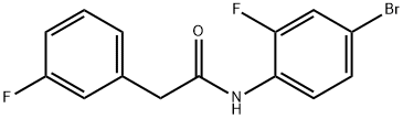 N-(4-bromo-2-fluorophenyl)-2-(3-fluorophenyl)acetamide Structural
