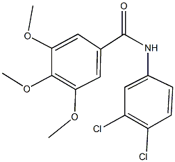 N-(3,4-dichlorophenyl)-3,4,5-trimethoxybenzamide Structural