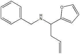 N-benzyl-1-(2-furyl)-3-buten-1-amine Structural