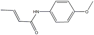 N-(4-methoxyphenyl)-2-butenamide Structural