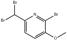 2-bromo-6-(dibromomethyl)-3-pyridinyl methyl ether Structural