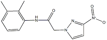 N-(2,3-dimethylphenyl)-2-{3-nitro-1H-pyrazol-1-yl}acetamide Structural