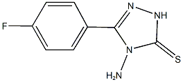 4-amino-5-(4-fluorophenyl)-2,4-dihydro-3H-1,2,4-triazole-3-thione Structural