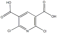 2,6-dichloro-3,5-pyridinedicarboxylic acid Structural