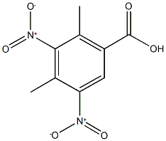 3,5-dinitro-2,4-dimethylbenzoic acid Structural