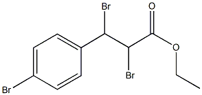 ethyl 2,3-dibromo-3-(4-bromophenyl)propanoate Structural