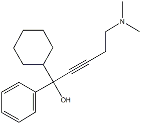 1-cyclohexyl-5-(dimethylamino)-1-phenyl-2-pentyn-1-ol