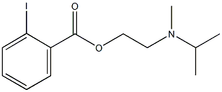 2-[isopropyl(methyl)amino]ethyl 2-iodobenzoate Structural