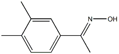 1-(3,4-dimethylphenyl)ethanone oxime Structural