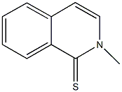 2-methyl-1(2H)-isoquinolinethione Structural