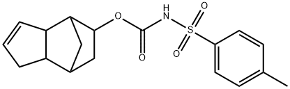 tricyclo[5.2.1.0^{2,6}]dec-4-en-8-yl N-(4-methylbenzenesulfonyl)carbamate Structural