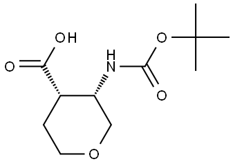 CIS-3-BOC-AMINO-TETRAHYDROPYRAN-4-CARBOXYLIC ACID