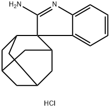 spiro[adamantane-2,3'-indole]-2'-amine hydrochloride Structural