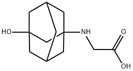 N-acetic acid-1-aMino-3-adaMantanol Structural