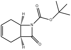 tert-butyl (1S,6R)-8-oxo-7-azabicyclo[4.2.0]oct-3-ene-7-carboxylate Structural