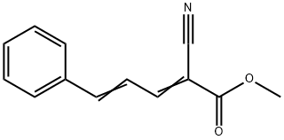 methyl (2Z,4E)-2-cyano-5-phenylpenta-2,4-dienoate Structural