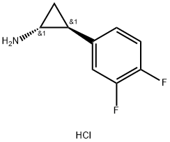 (1R trans)-2-(3,4-difluorophenyl)cyclopropane amine Structural
