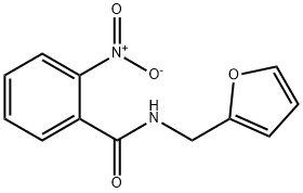 N-[(furan-2-yl)methyl]-2-nitrobenzamide Structural