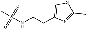 N-[2-(2-methyl-1,3-thiazol-4-yl)ethyl]methanesulfonamide Structural