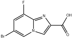 6-Bromo-8-fluoroimidazo[1,2-a]pyridine-2-carboxylic acid