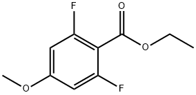 ethyl 2,6-difluoro-4-methoxybenzoate Structural