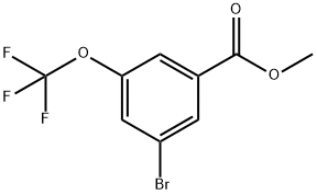 methyl 3-bromo-5-(trifluoromethoxy)benzoate Structural