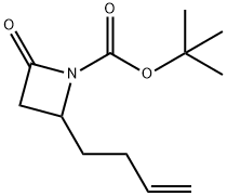 tert-butyl 2-(but-3-en-1-yl)-4-oxoazetidine-1-carboxylate Structural
