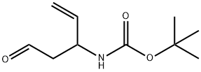 tert-butyl N-(5-oxopent-1-en-3-yl)carbamate Structural