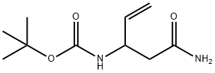 tert-butyl N-(1-carbamoylbut-3-en-2-yl)carbamate Structural
