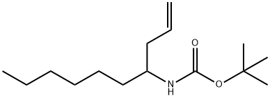 tert-butyl N-(dec-1-en-4-yl)carbamate Structural