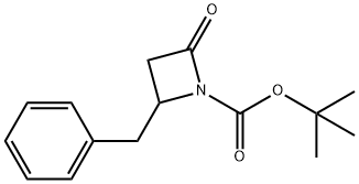 tert-butyl 2-benzyl-4-oxoazetidine-1-carboxylate Structural