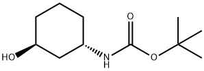 Tert-Butyl((1S,3S)-3-hydroxycyclohexyl)carbaMate CarbaMic acid,N-[(1S,3S)-3-hydroxycyclohexyl]-1,1-diMethyethyester Structural