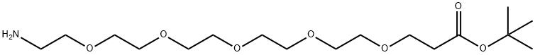 Amino-PEG5-t-butyl ester Structural