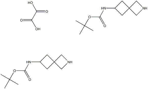 tert-Butyl 2-azaspiro[3.3]heptan-6-ylcarbamate oxalate(2:1) Structural