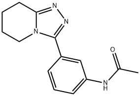 N-(3-{5H,6H,7H,8H-[1,2,4]triazolo[4,3-a]pyridin-3-yl}phenyl)acetamide Structural