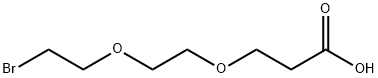 Bromo-PEG2-acid Structural