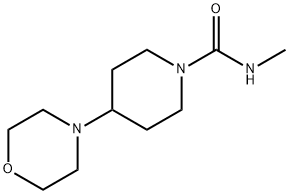 N-methyl-4-(morpholin-4-yl)piperidine-1-carboxamide Structural