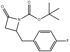 tert-butyl 2-[(4-fluorophenyl)methyl]-4-oxoazetidine-1-carboxylate Structural