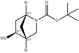 Racemic-(1R,4R,5S)-Tert-Butyl 5-Hydroxy-2-Azabicyclo[2.2.1]Heptane-2-Carboxylate Structural