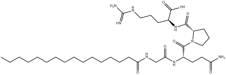 Palmitoyl tetrapeptide-7 Structural