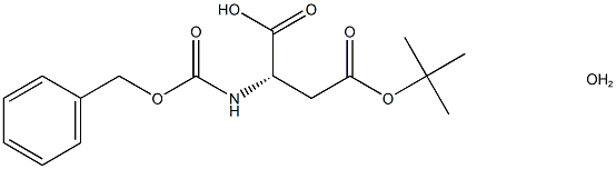 Z-Asp(OtBu)-OH·H2O Structural