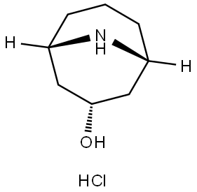 endo-9-azabicyclo[3.3.1]nonan-3-ol, hydrochloride (1:1), (3-endo)- Structural