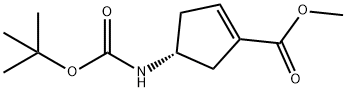 methyl (4R)-4-{[(tert-butoxy)carbonyl]amino}cyclopent-1-ene-1-carboxylate