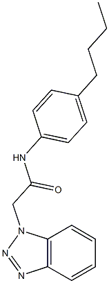 2-(1H-1,2,3-benzotriazol-1-yl)-N-(4-butylphenyl)acetamide