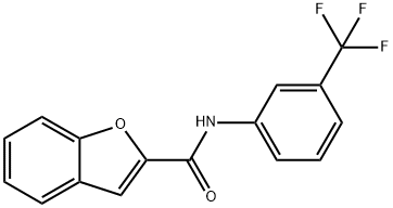 N-[3-(trifluoromethyl)phenyl]-1-benzofuran-2-carboxamide Structural