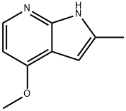 4-Metyoxy-2-Methyl-7-azaindole Structural