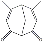 4,6-dimethylbicyclo[3.3.1]nona-3,6-diene-2,8-dione Structural