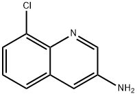 3-Quinolinamine,8-chloro-(9CI) Structural